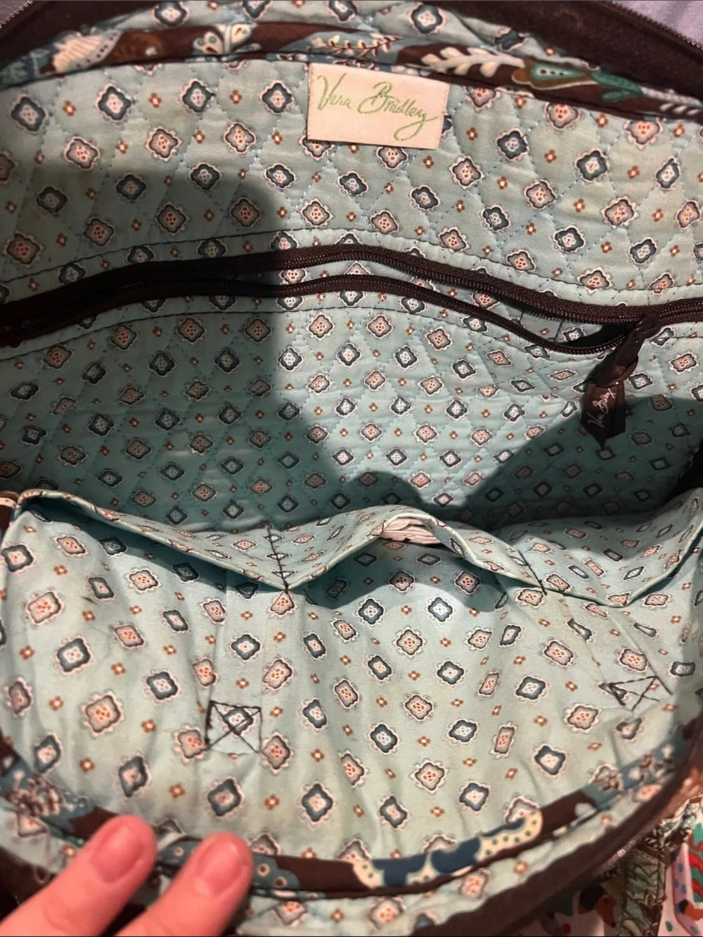 Vera Bradley Quilted Floral Tote Bag in 2009 pattern.